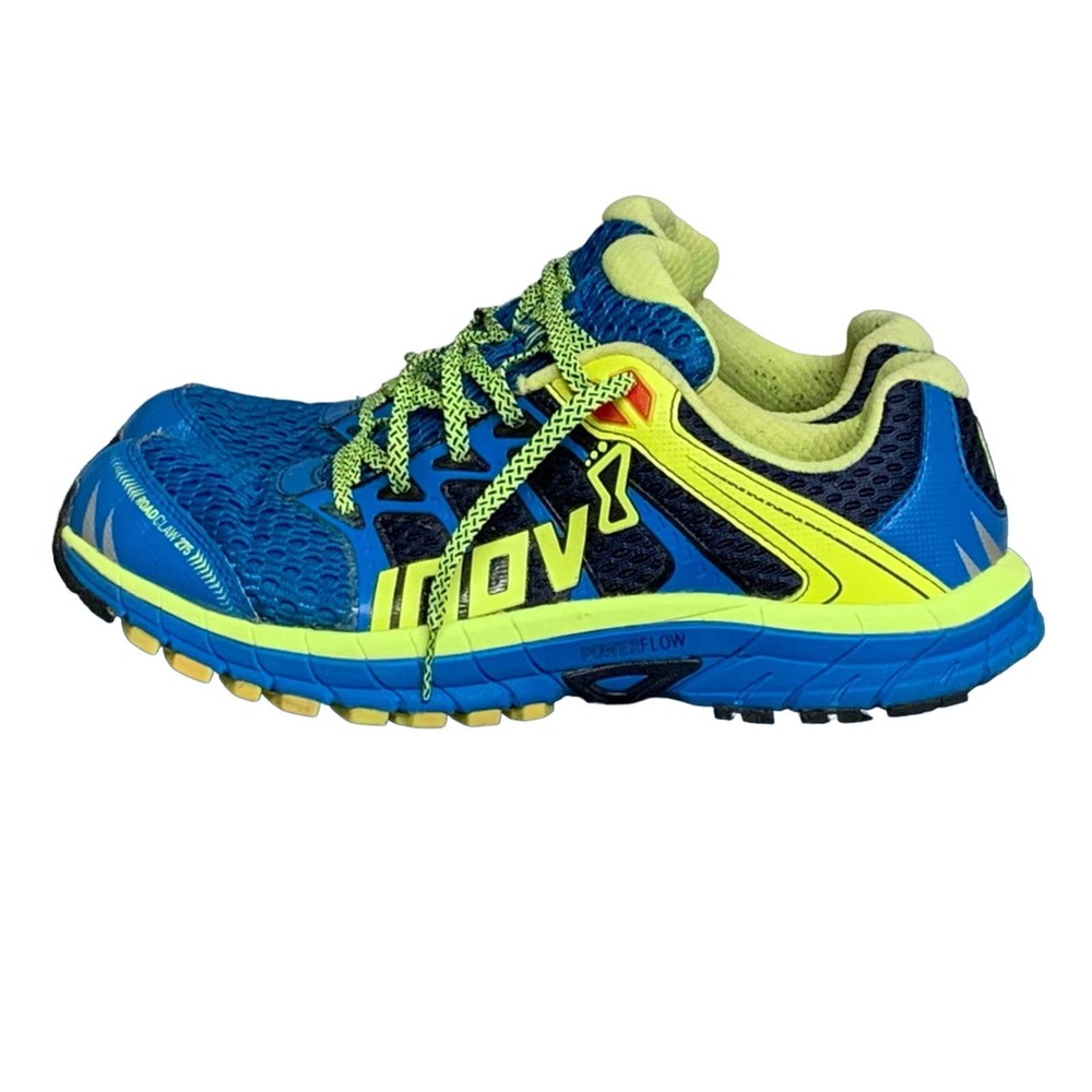 Inov Road Claw 275 Running Shoes Mens 10.5 /Womens 12 Black Blue NICE CLEAN $225